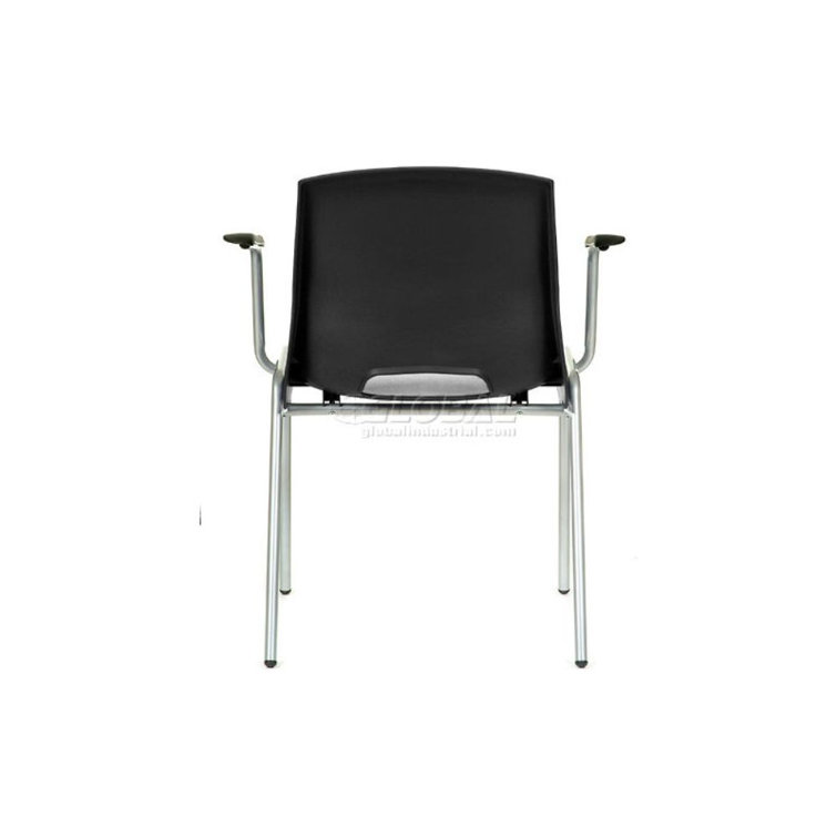 Global Industrial Stackable Plastic Seat Waiting Room Chair with
